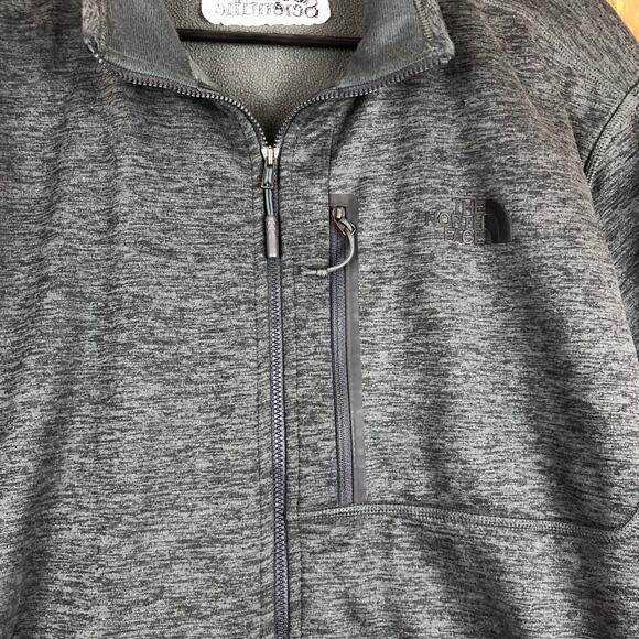 The North Face Mens Jacket Heathered Gray Canyonlands Hiking Casual Full Zip XL - Picture 4 of 16